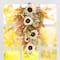 Glitzhome® 28" Fall Neutral Sunflower, Pumpkin and Leaf Swag